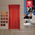 Conception simple porte MDF porte en bois bois de teck porte principale